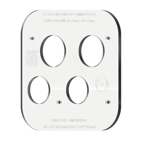 Template, Standard Material — Ø46/Ø35