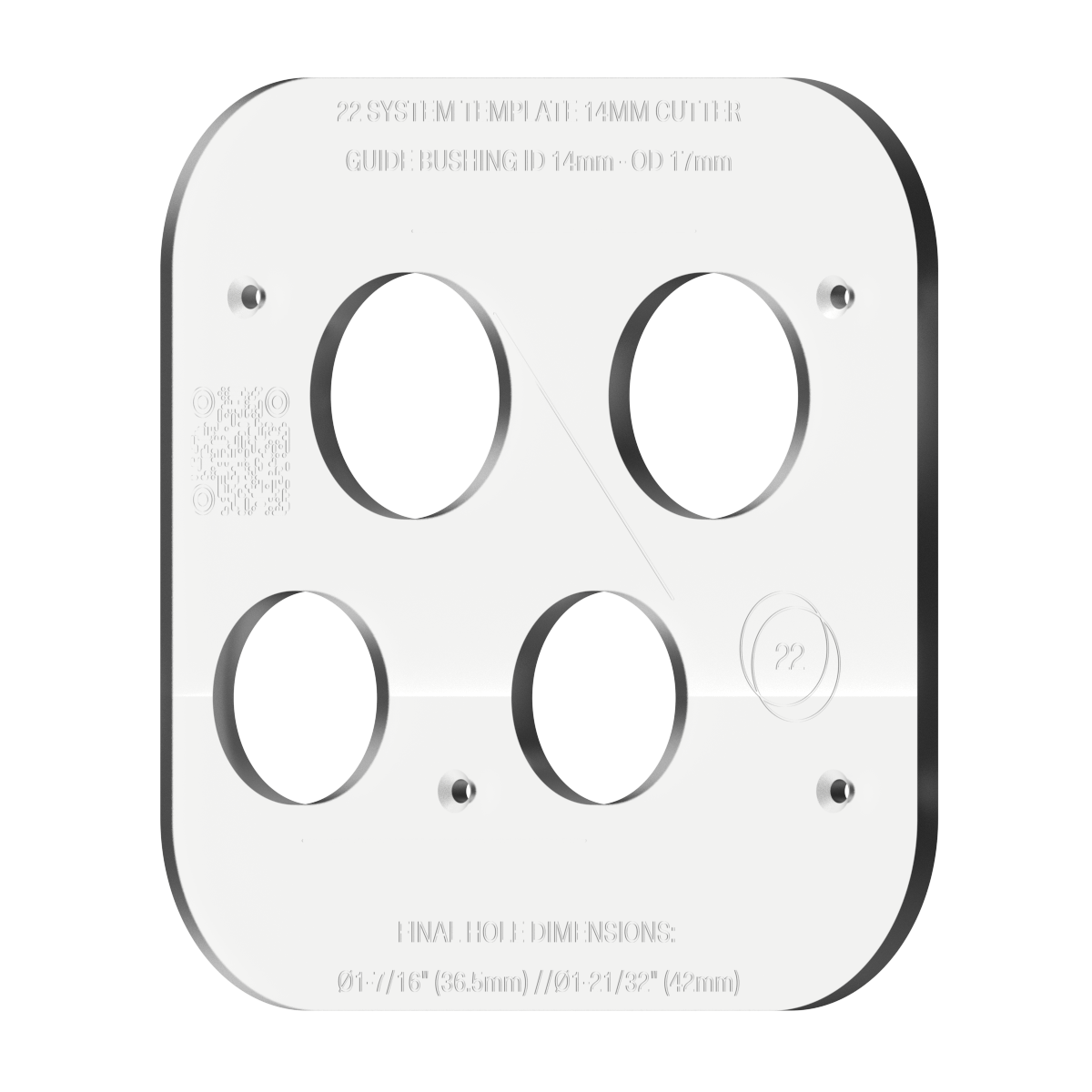 Template, Standard Material — Ø46/Ø35