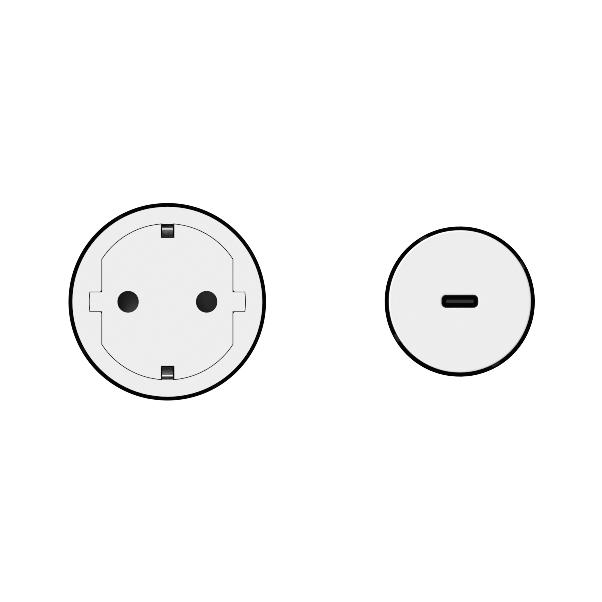 Double Type C/F Outlet-USB-C Kit