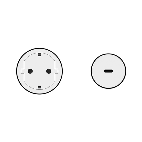 Double Type C/F Outlet-USB-C Kit